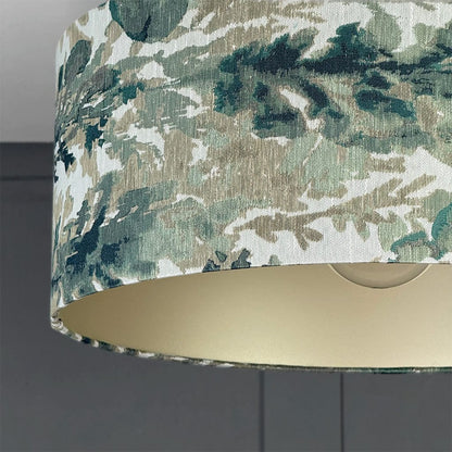 Lingdale Seafoam Pendant Shade with Champagne Lining