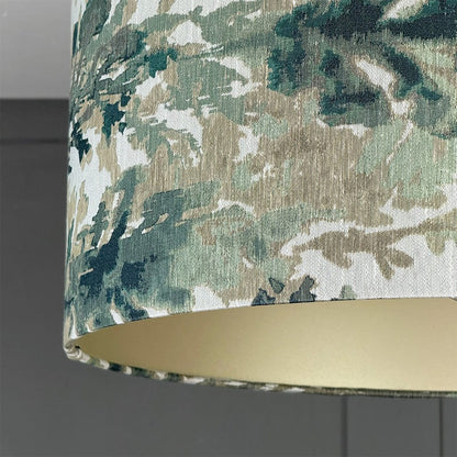 Lingdale Seafoam Pendant Shade with Champagne Lining