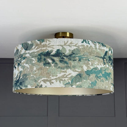 Lingdale Seafoam Pendant Shade with Champagne Lining