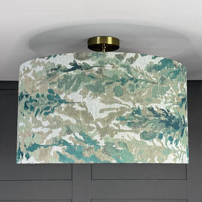 Lingdale Seafoam Pendant Shade with Lagoon Silk Lining