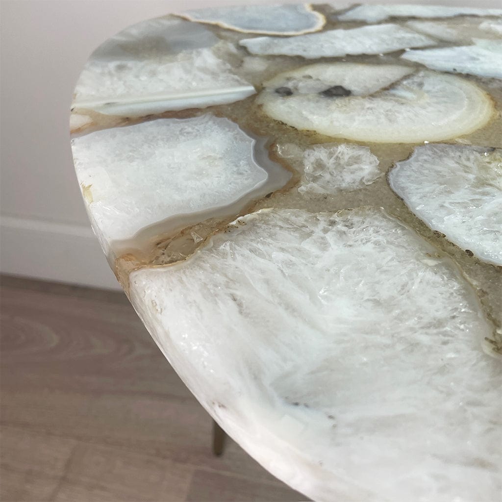 Lossie Pearl Agate End Table