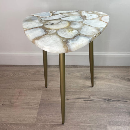 Lossie Pearl Agate End Table