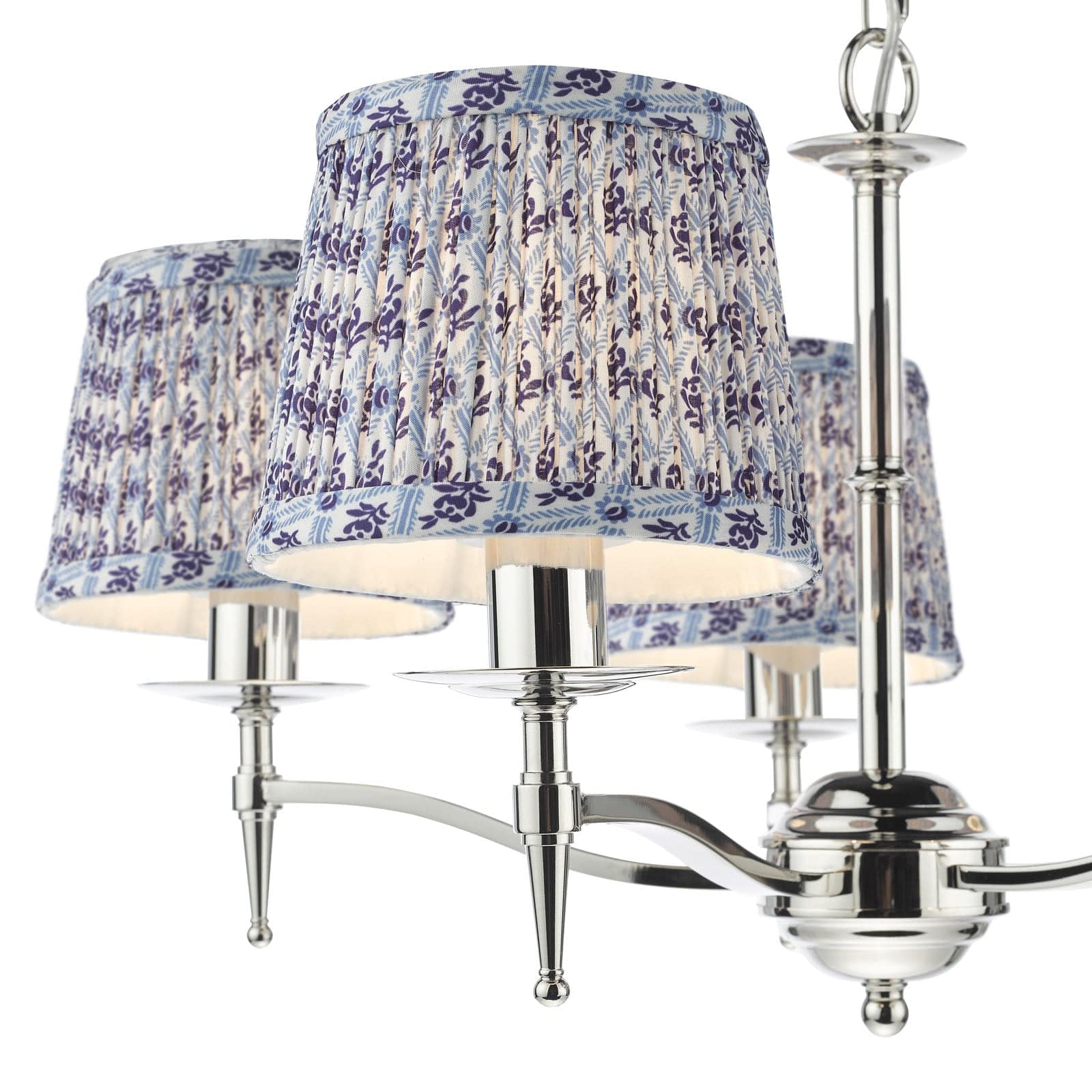 Marble Hill 5 Arm Pendant Polished Nickel