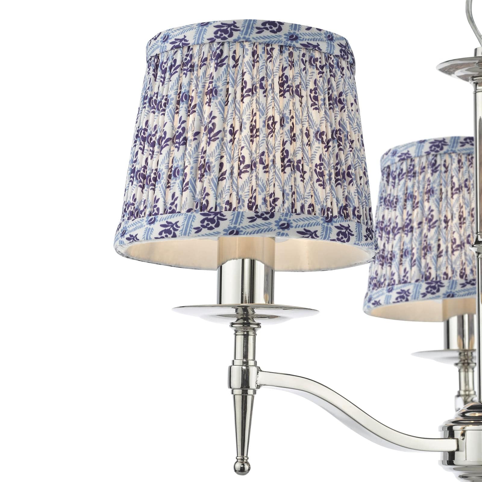 Marble Hill 3 Arm Pendant Polished Nickel