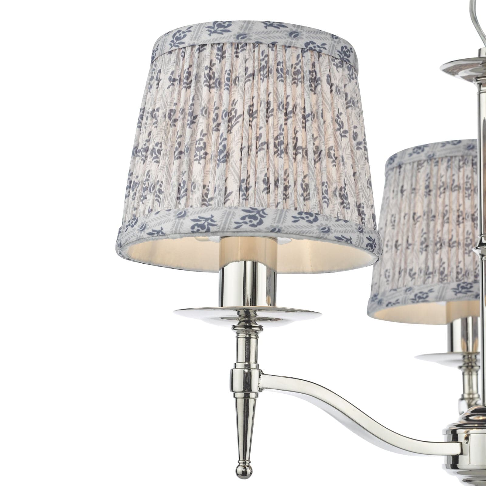 Marble Hill 3 Arm Pendant Polished Nickel