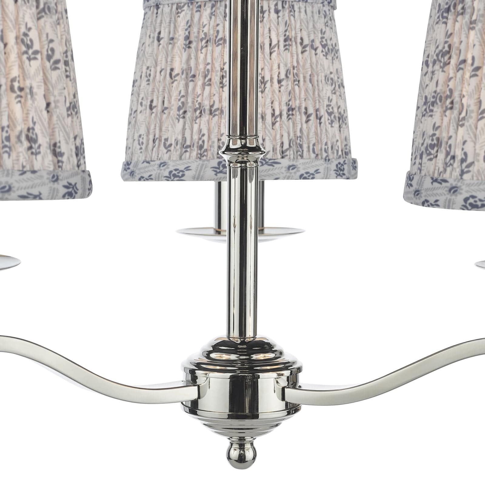 Marble Hill 3 Arm Pendant Polished Nickel