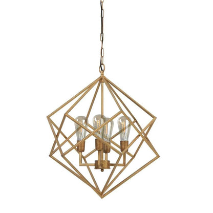 Drizella 4 Light Gold Pendant