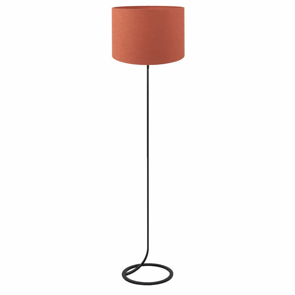 Mavey Matt Black Floor Lamp