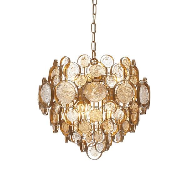 Midas Antique Gold Chandelier