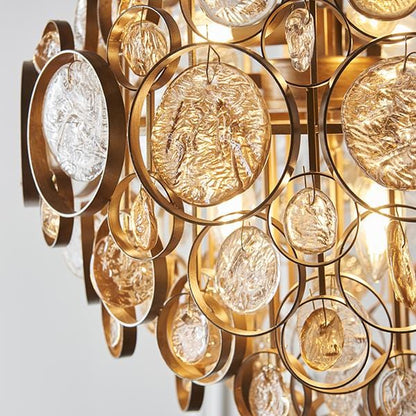 Midas Antique Gold Chandelier