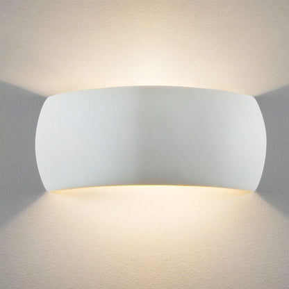 Curved Milo Ceramic Wall Light