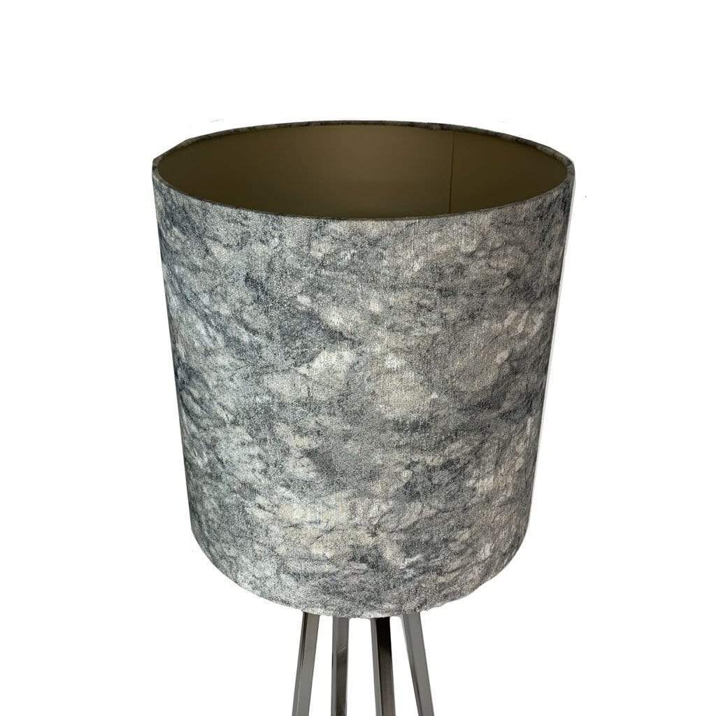 Madison Brushed Steel Table Lamp with Dynamic Quartz Shade