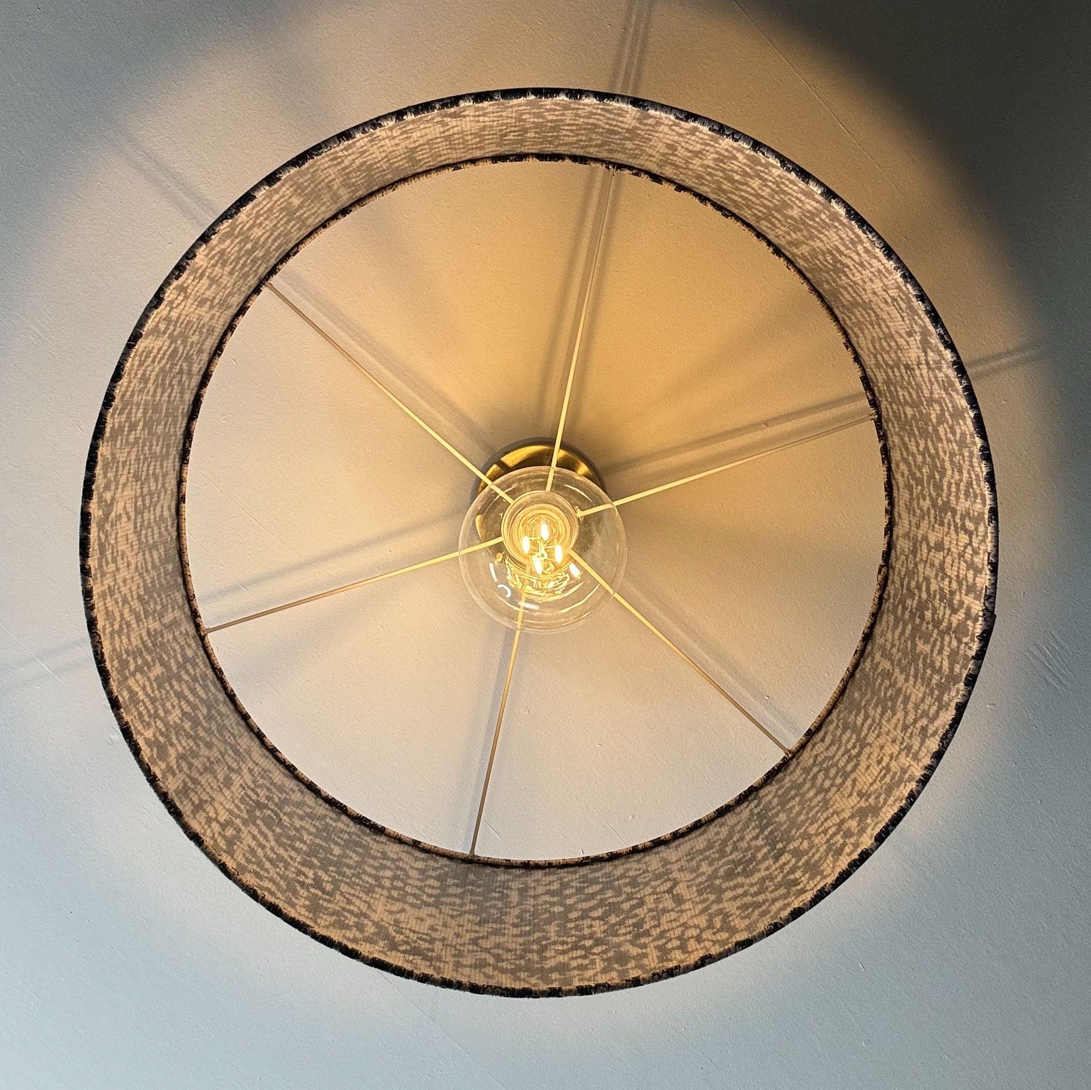 Madagascar Midnight Pendant Shade with Frosted Lining