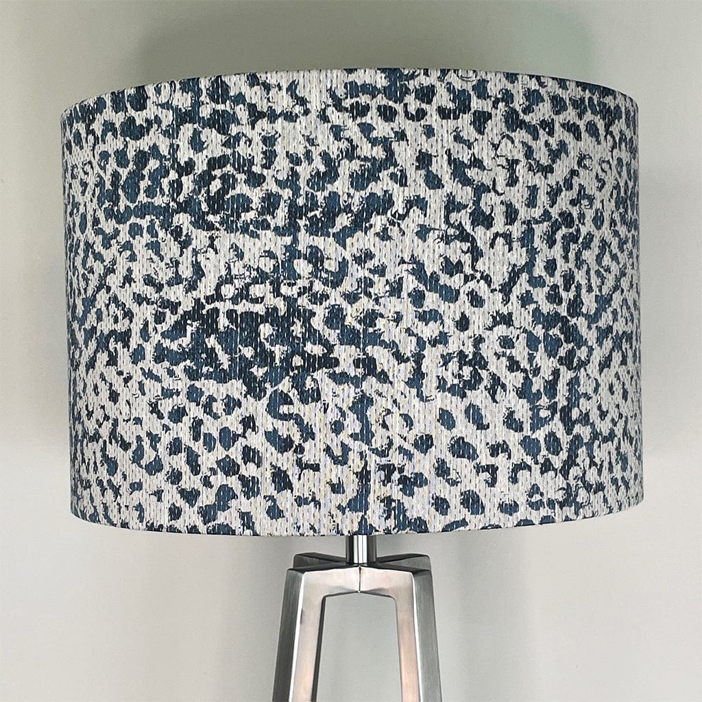 Madison Brushed Steel Table Lamp with Madagascar Midnight Shade
