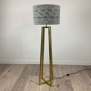 Madison Gold Floor Lamp with Viper Bronze Shade
