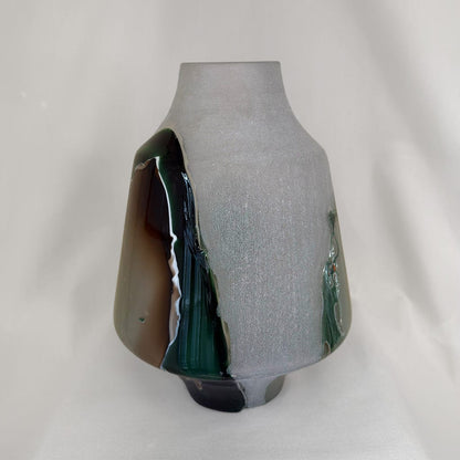 Marbled Opal Glass Vase