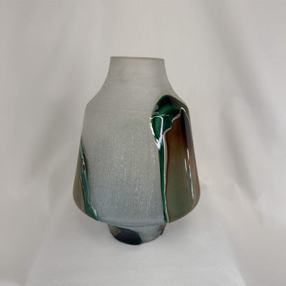 Marbled Opal Glass Vase