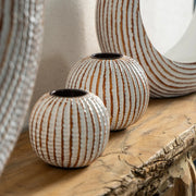 Matisse Cream Round Candle Holder
