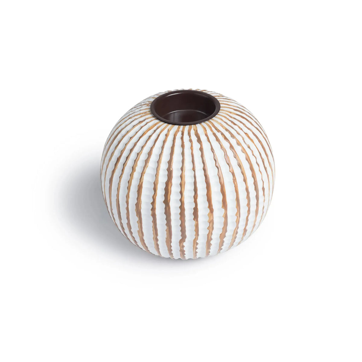 Matisse Cream Round Candle Holder