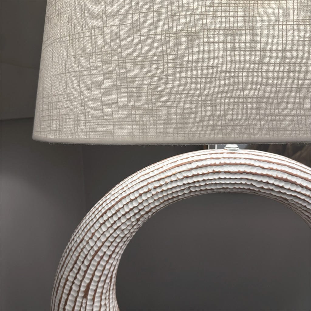 Matisse Cream Looped Table Lamp With Shade