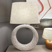 Matisse Cream Looped Table Lamp With Shade