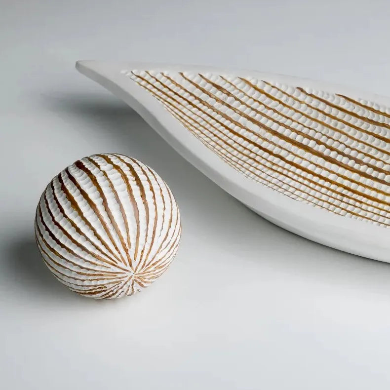 Matisse Cream Decorative Orb