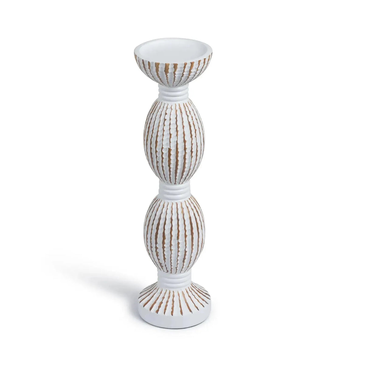 Matisse Cream Pillar Candle Holder