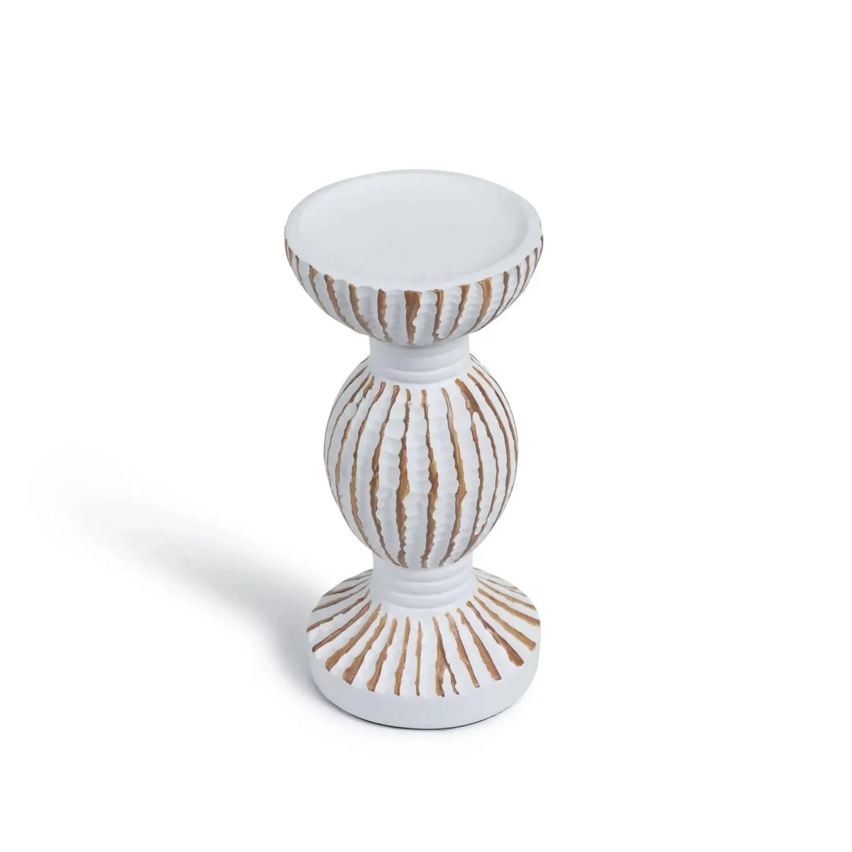 Matisse Cream Pillar Candle Holder