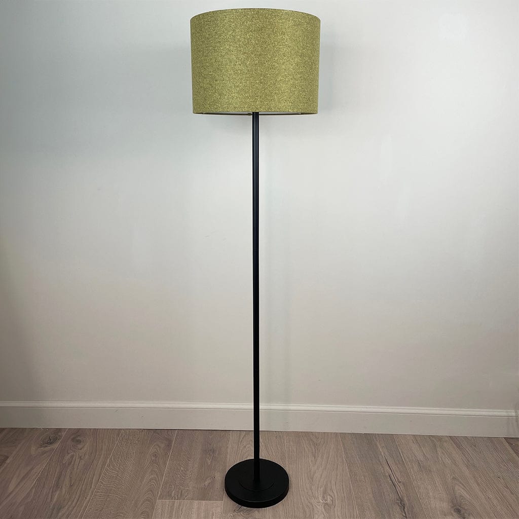 Matt Black Belford Floor Lamp with Choice of Wexley Shade