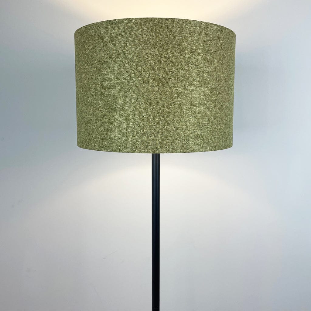 Matt Black Belford Floor Lamp with Choice of Wexley Shade