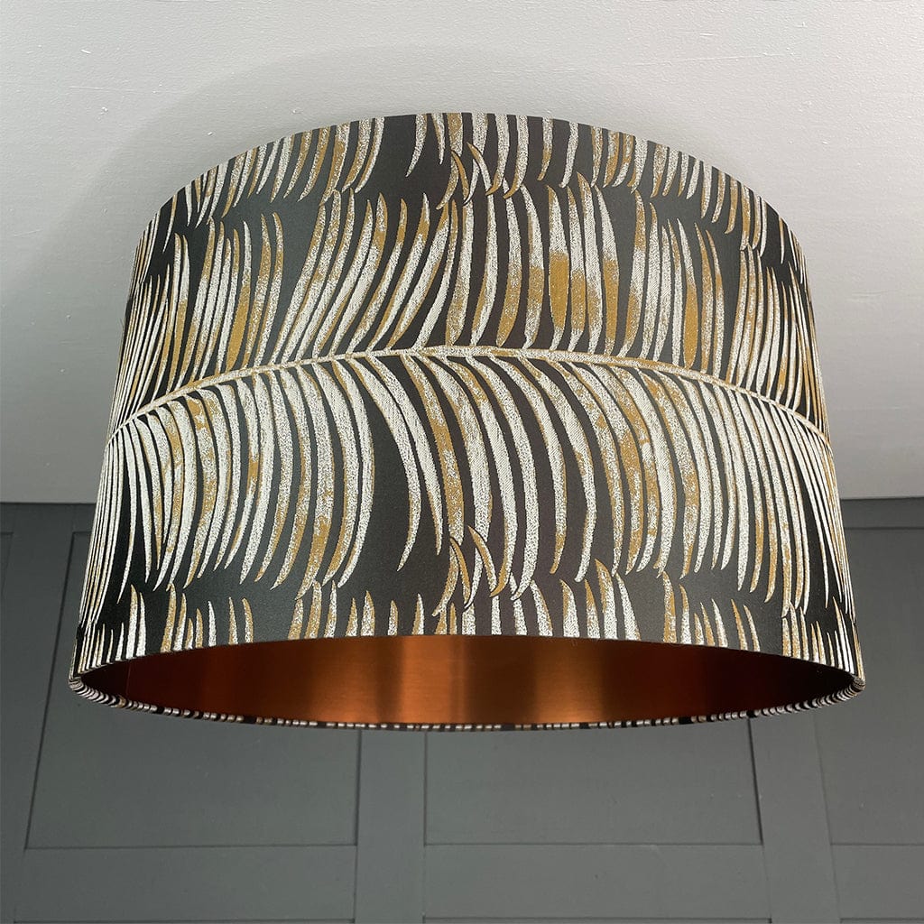 Melody Bronze Drum Shade with Copper Lining