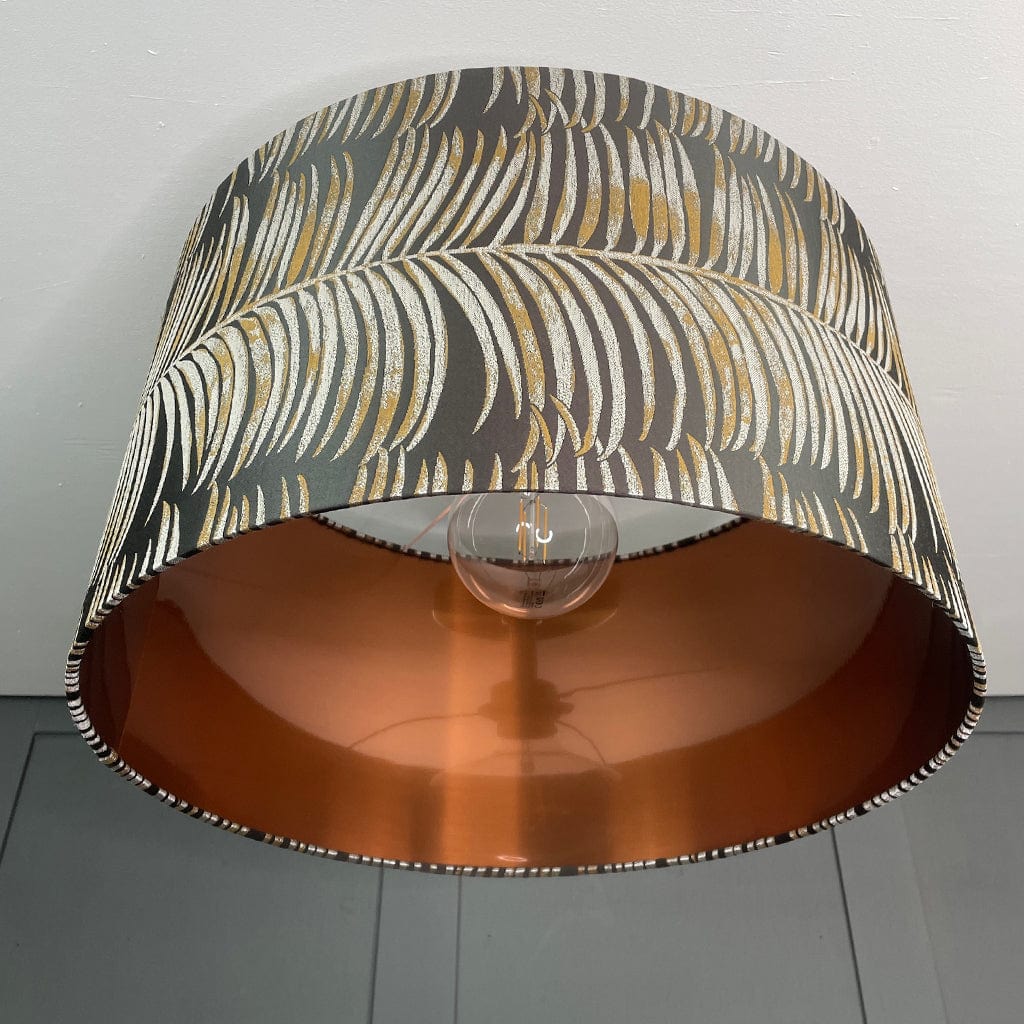 Melody Bronze Drum Shade with Copper Lining
