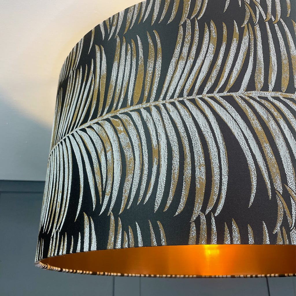 Melody Bronze Drum Shade with Copper Lining