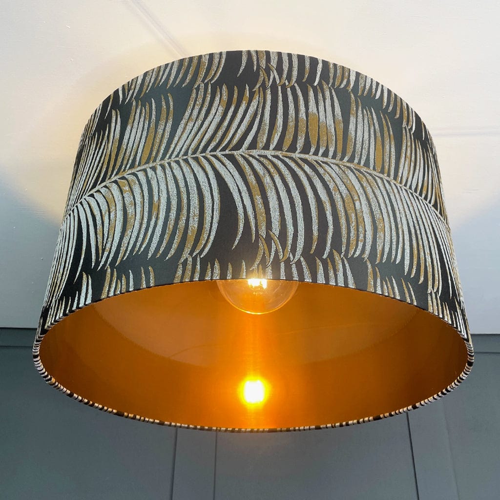 Melody Bronze Drum Shade with Copper Lining