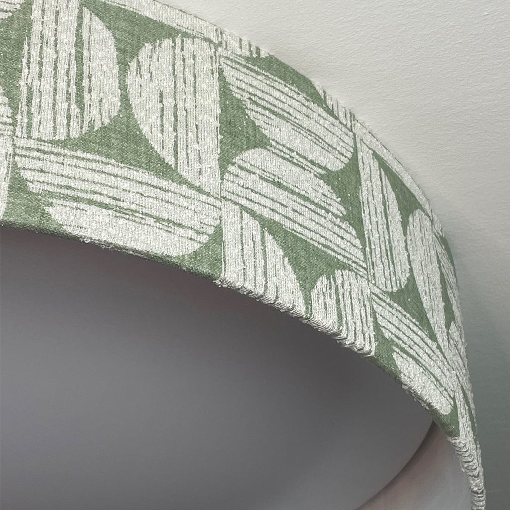 Midi 3 Light Flush Ceiling Light with Axel Bespoke Shade