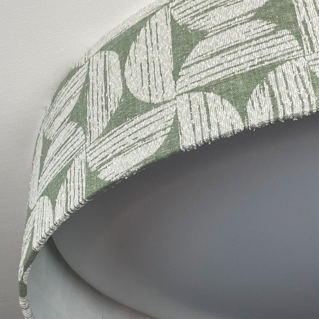 Midi 3 Light Flush Ceiling Light with Axel Bespoke Shade