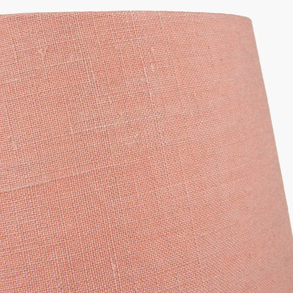 Milos Apricot Linen Tapered Shade