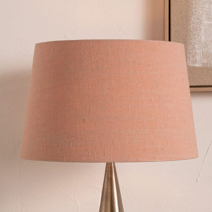 Milos Apricot Linen Tapered Shade