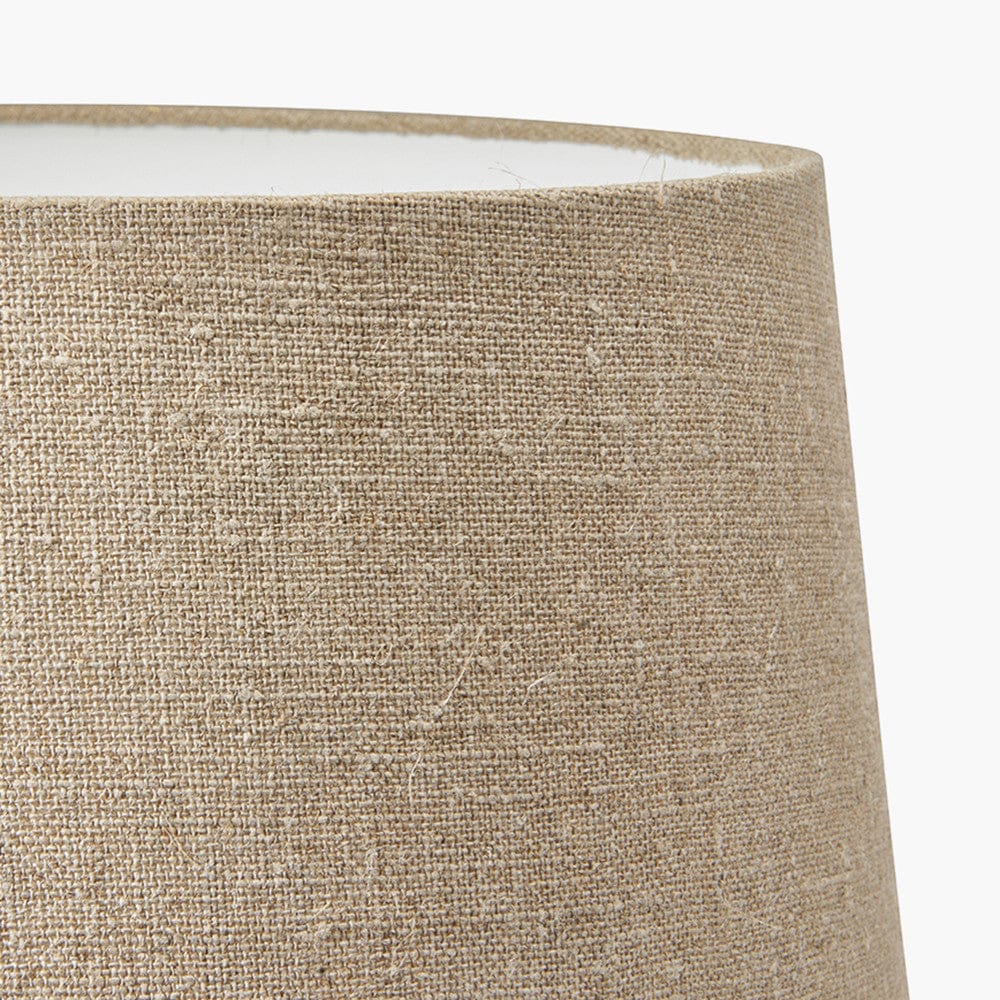 Milos Natural Linen Tapered Shade