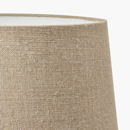 Milos Natural Linen Tapered Shade