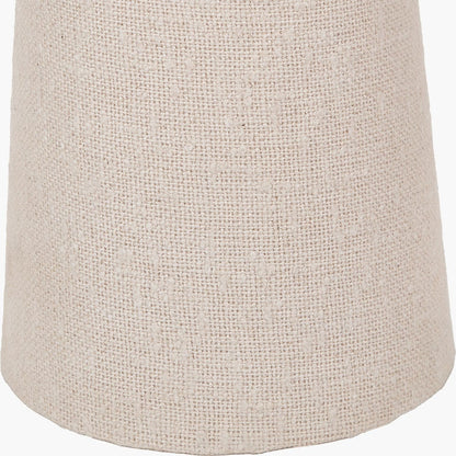 Meriam Textured White Handloom Tall Table Lamp