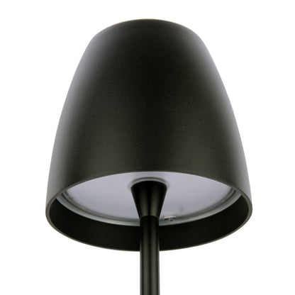Black lampshade on a white background
