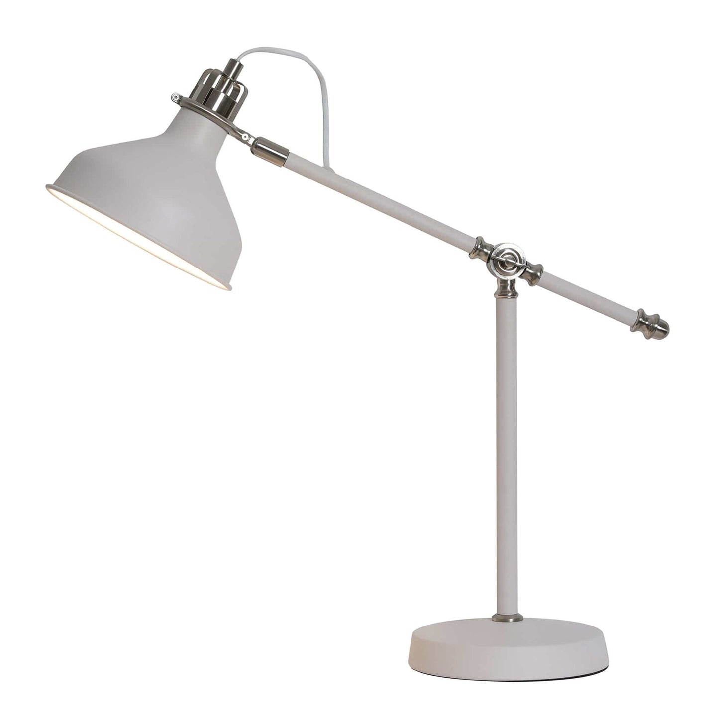 Norway White Adjustable Table Lamp