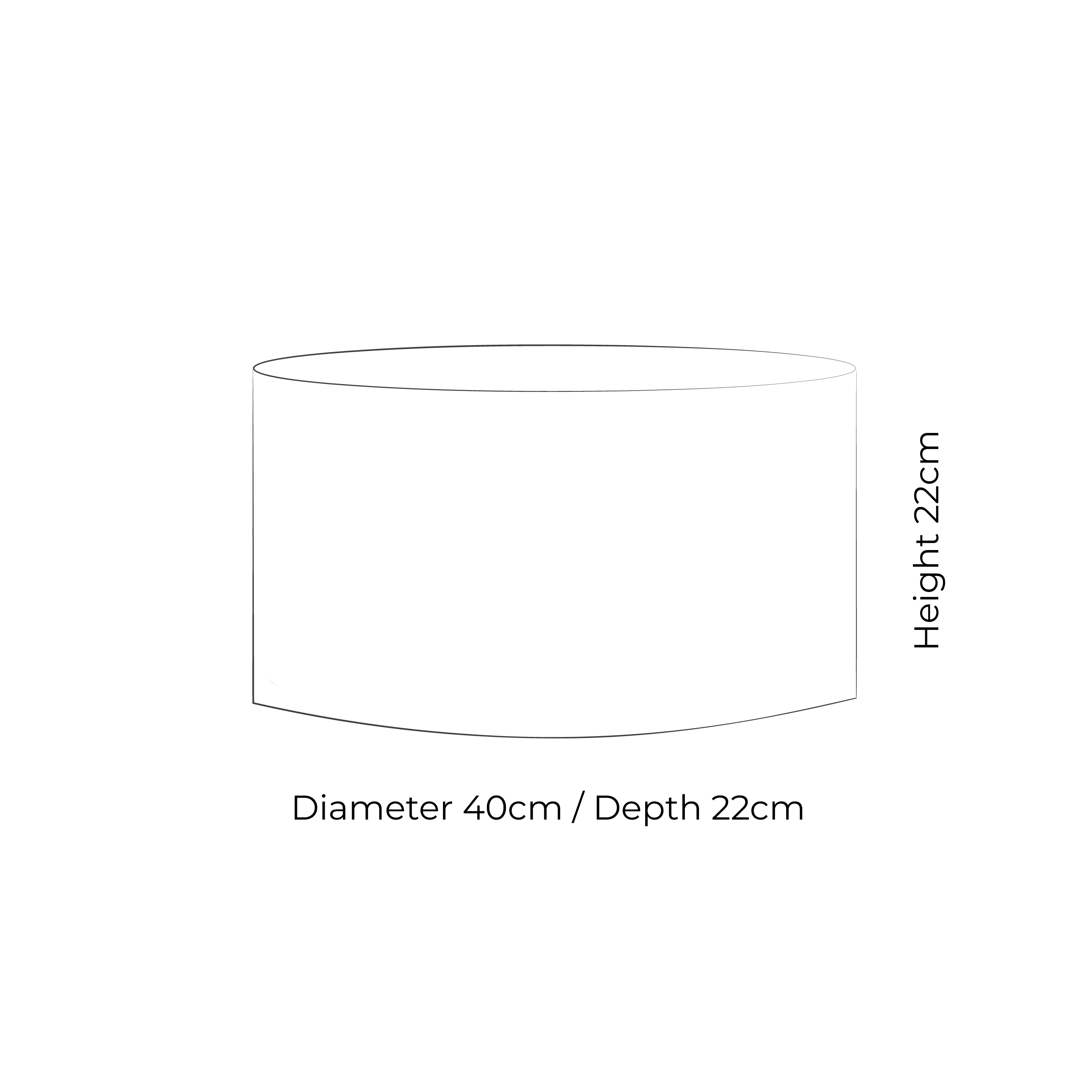 Oval 2 Lampshade