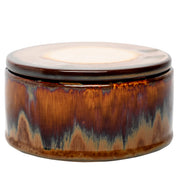 Ochre Reactive Glaze Candle