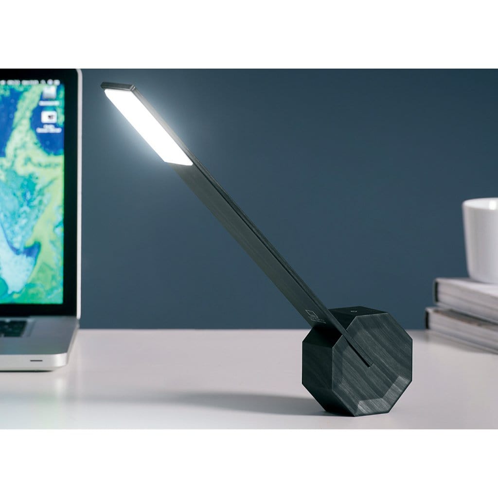 Octagon Black One LED Desk Lamp