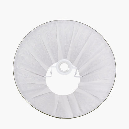 Ornella Green Floral Mushroom Pleat Empire Lampshade