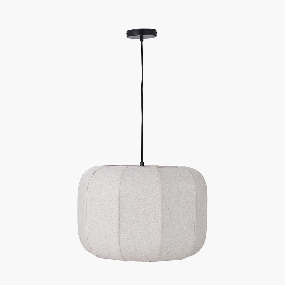 Oscar Natural Linen Ceiling Pendant