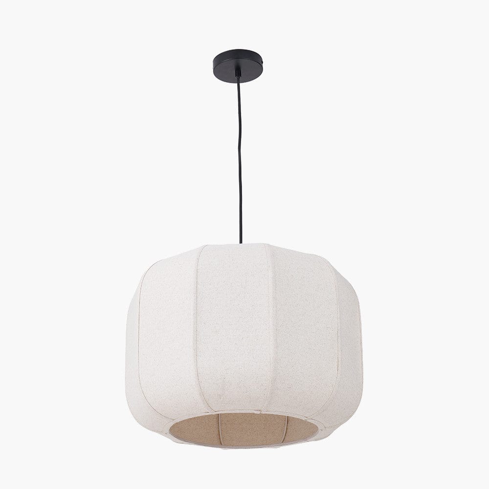Oscar Natural Linen Ceiling Pendant