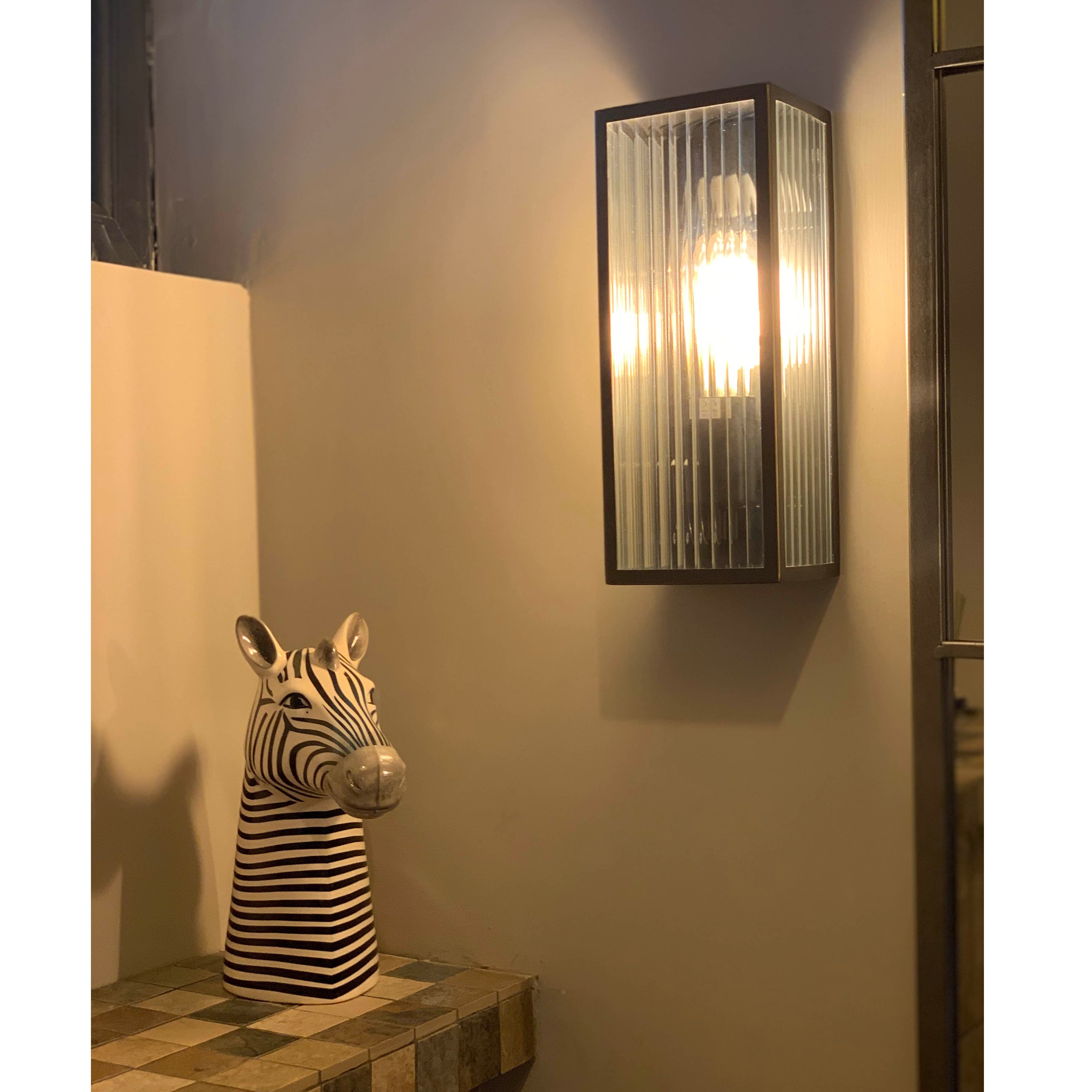 Cole Outdoor Rubbed Bronze Small Wall Light